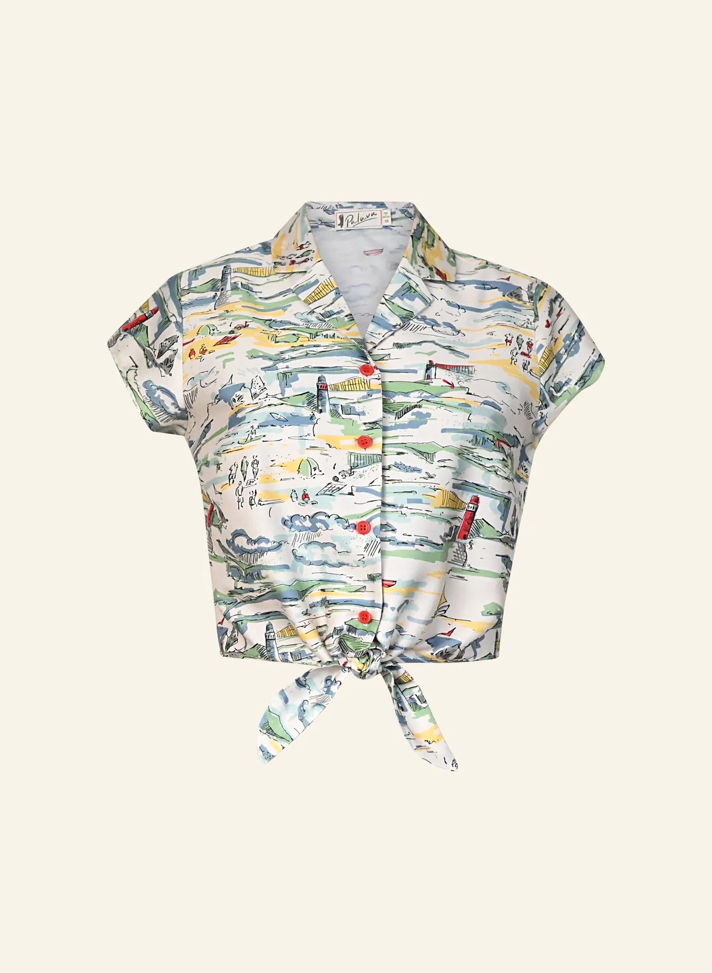 Blouse Peggy - ivory lighthouse top - Dotty&Dan