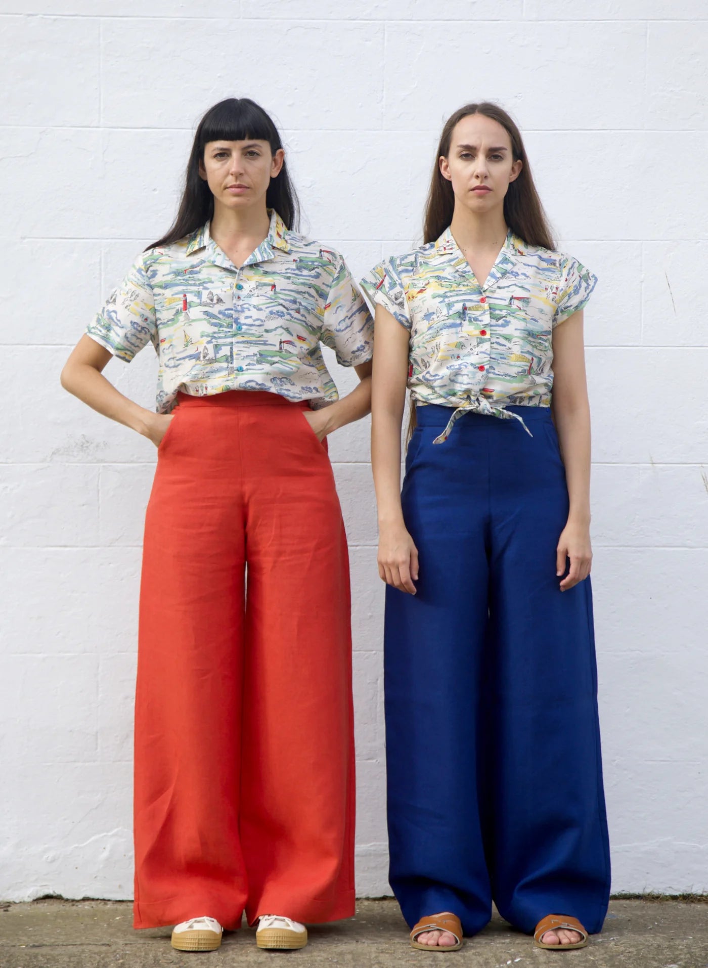 Blouse Peggy - ivory lighthouse top - Dotty&Dan