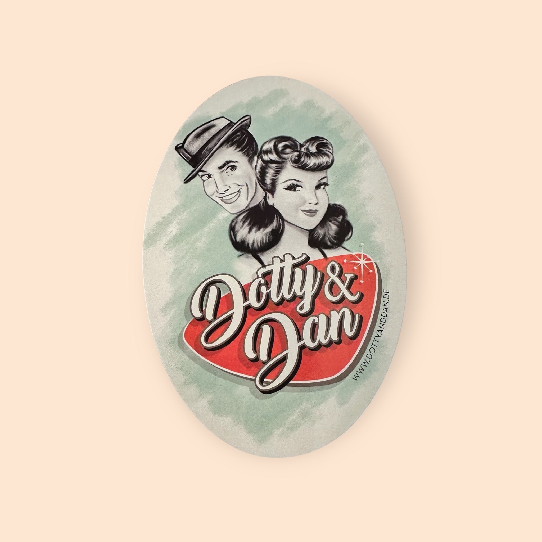 Aufkleber Mrs. Dotty & Mr. Dan - Dotty&Dan