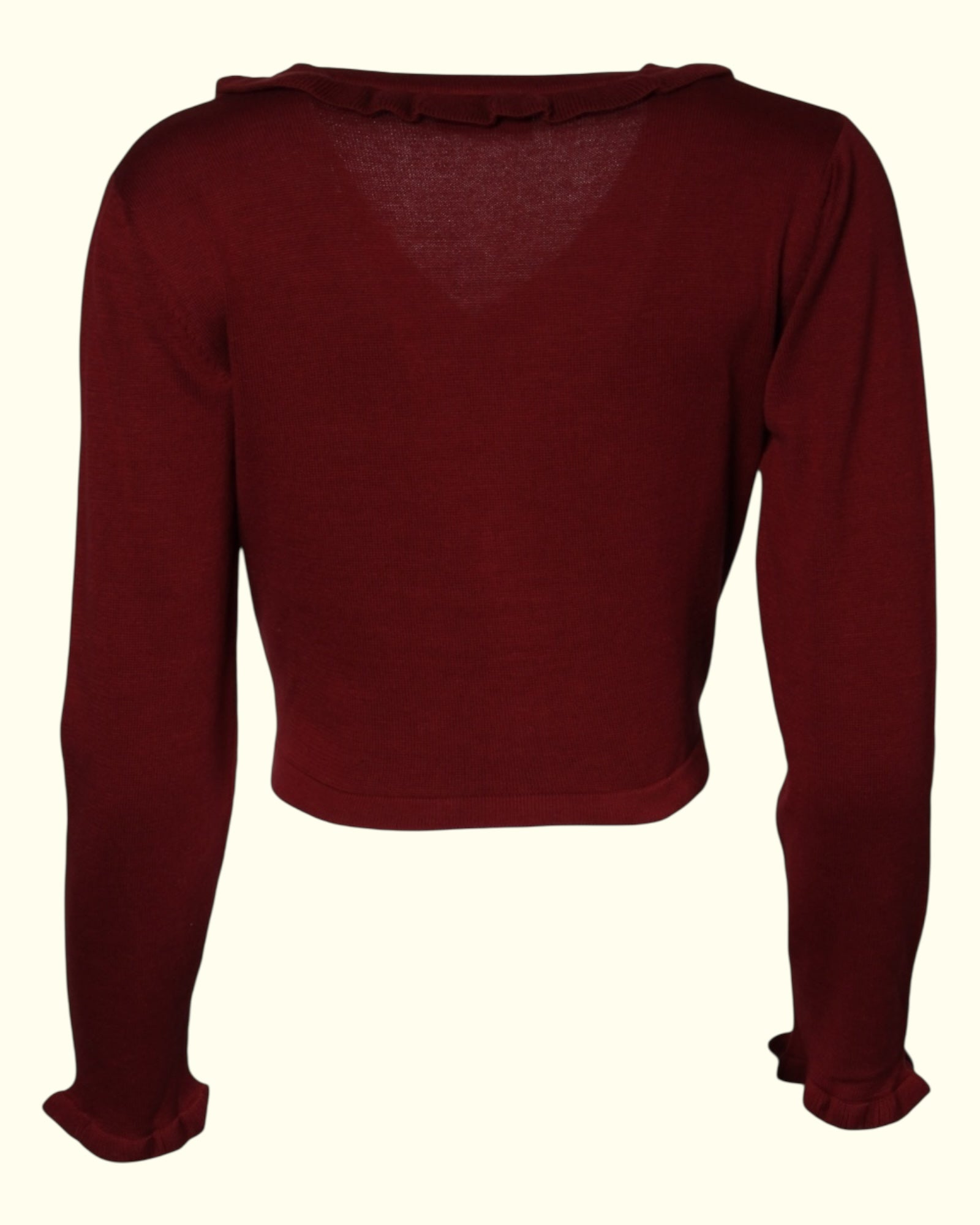 Circus Clothing Damen Strickbolero burgundy Bio Baumwolle