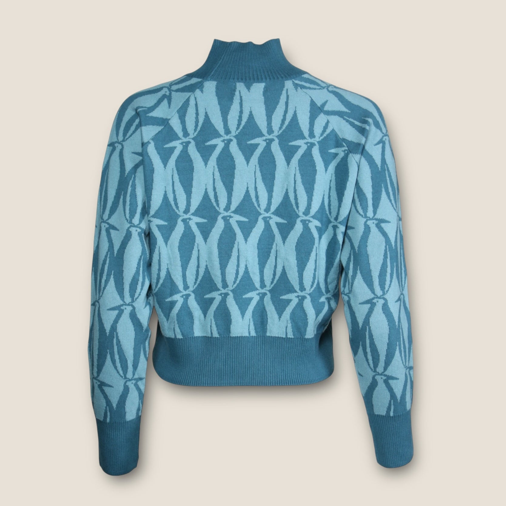 Circus Clothing Damen Strickpulli Alana Penguin Bio Baumwolle petro