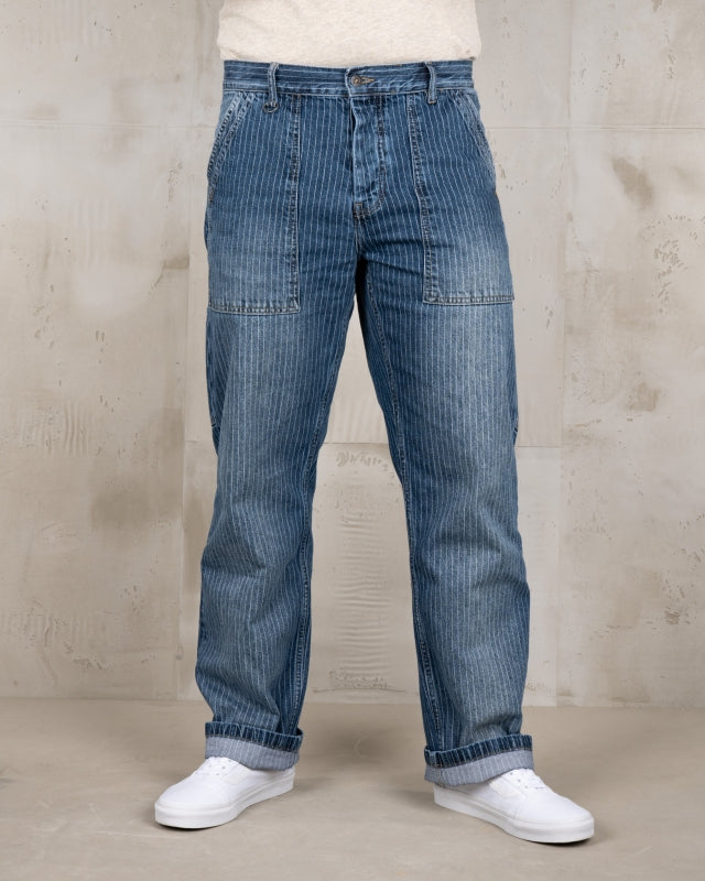 1967 Utility Trousers - blue wabash rinsed - Dotty&Dan