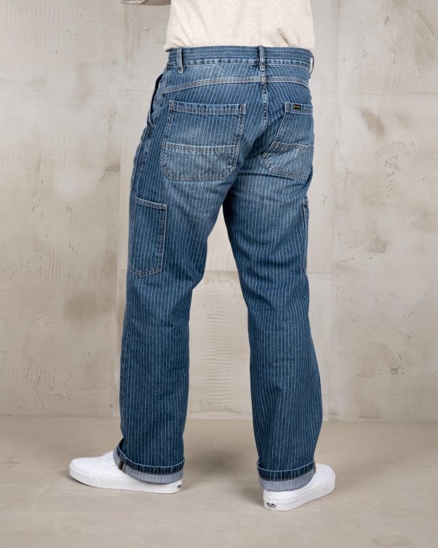 1967 Utility Trousers - blue wabash rinsed - Dotty&Dan