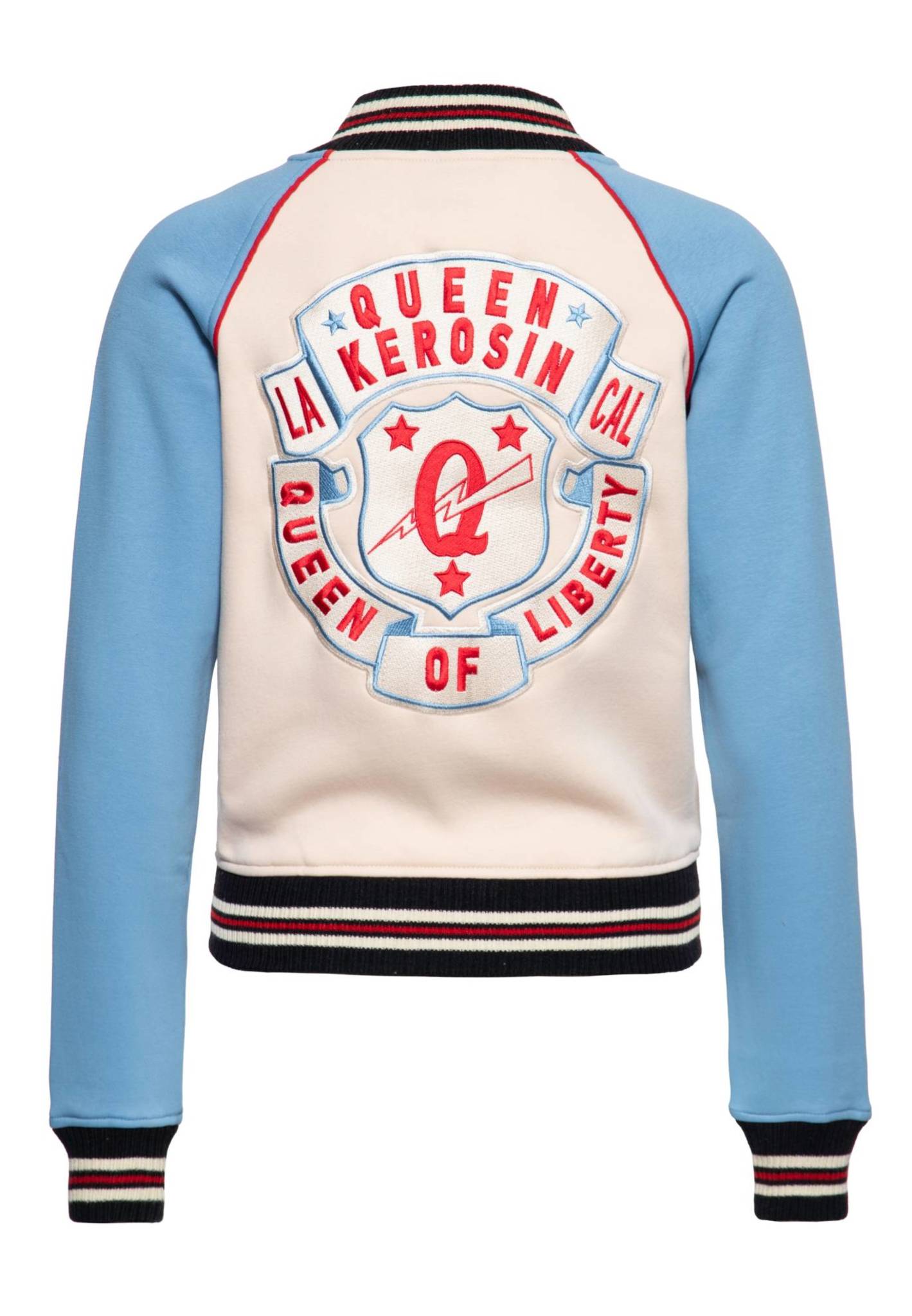 College Raglan Sweat Jacke - Queen of Liberty - Dotty&Dan