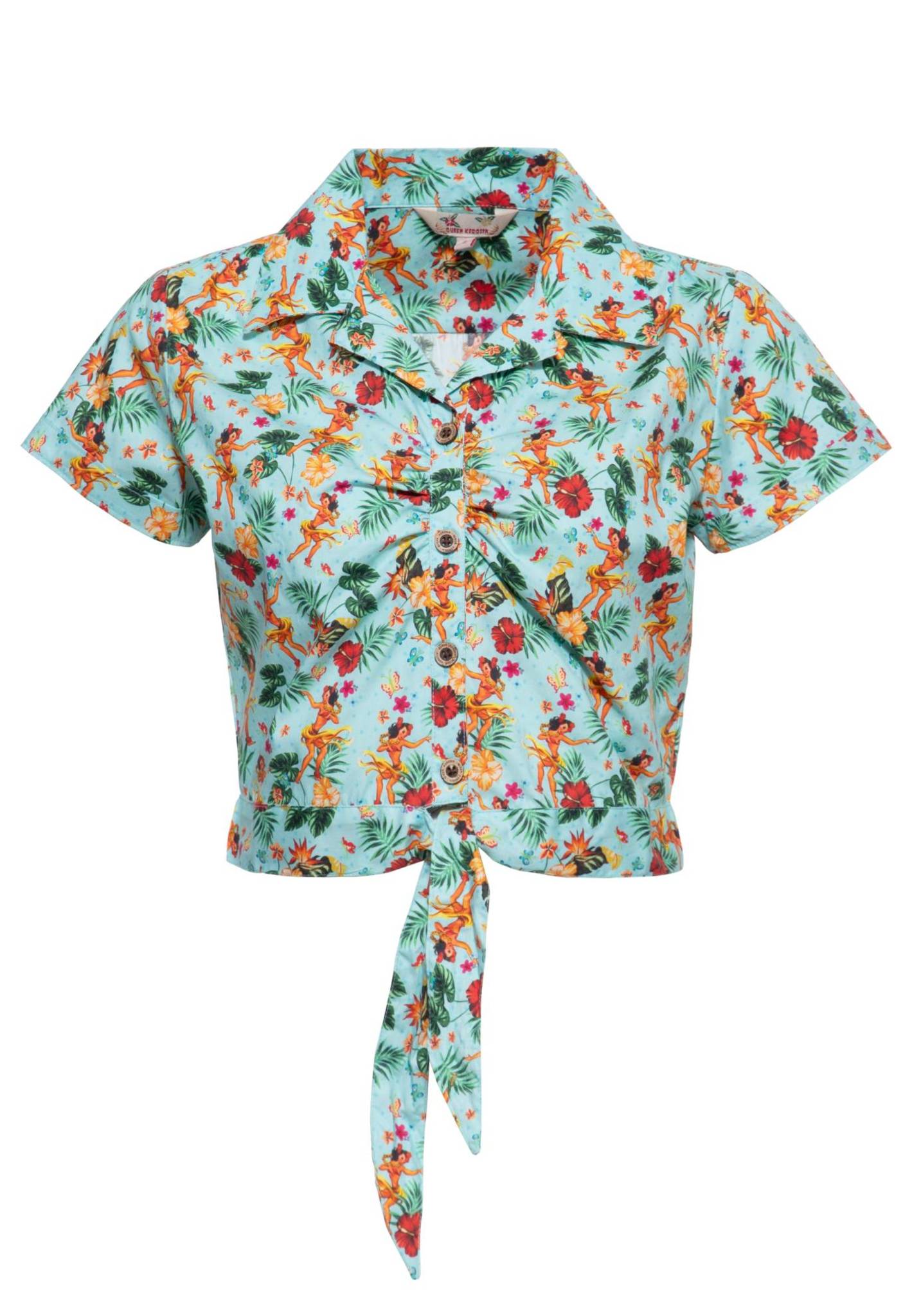 Hawaiibluse "Hula Girls" - Dotty&Dan