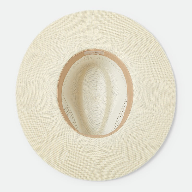 Innenansicht des Brixton Sophia Knit Packable Hat in Natural