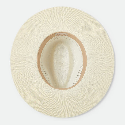 Innenansicht des Brixton Sophia Knit Packable Hat in Natural