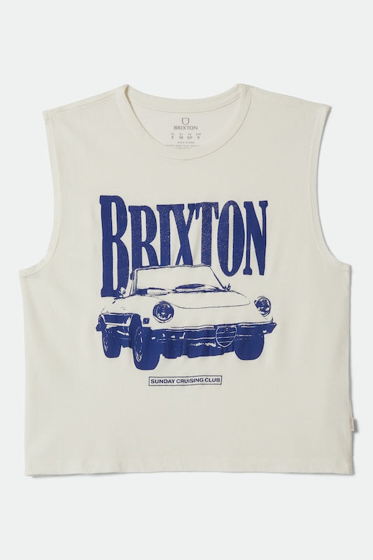 Sunday Cruising Club Muscle Shirt - Vintage white - Dotty&Dan