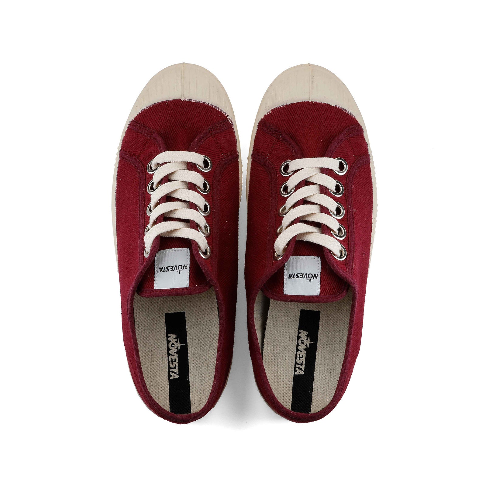 Vintage Sneaker mit Naturkautschuk-Sohle