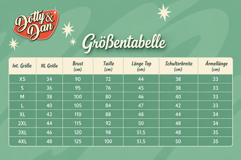 Größentabelle