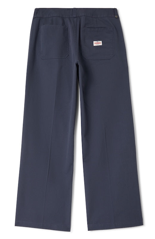 Brixton Trademark Chino Herrenhose Washed Navy – Rückansicht
