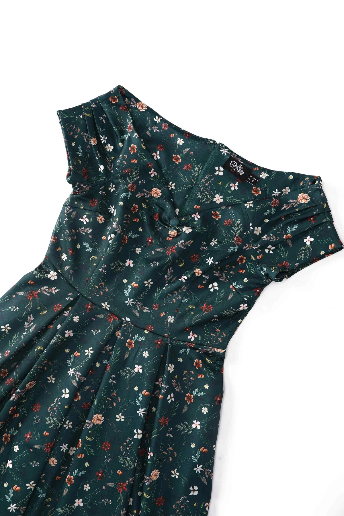 Detailaufnahme rints des Lily Swingkleides