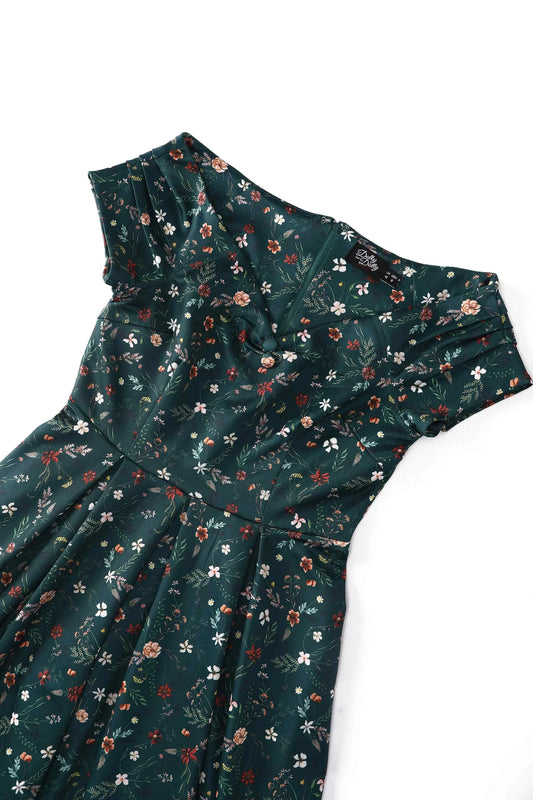 Detailaufnahme rints des Lily Swingkleides