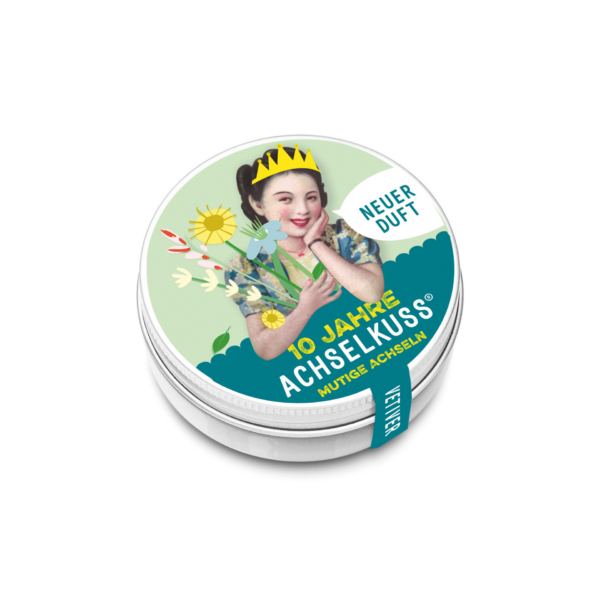 ACHSELKUSS Deocreme Vetiver limitierte 10 Jahre Jubiläumsedition