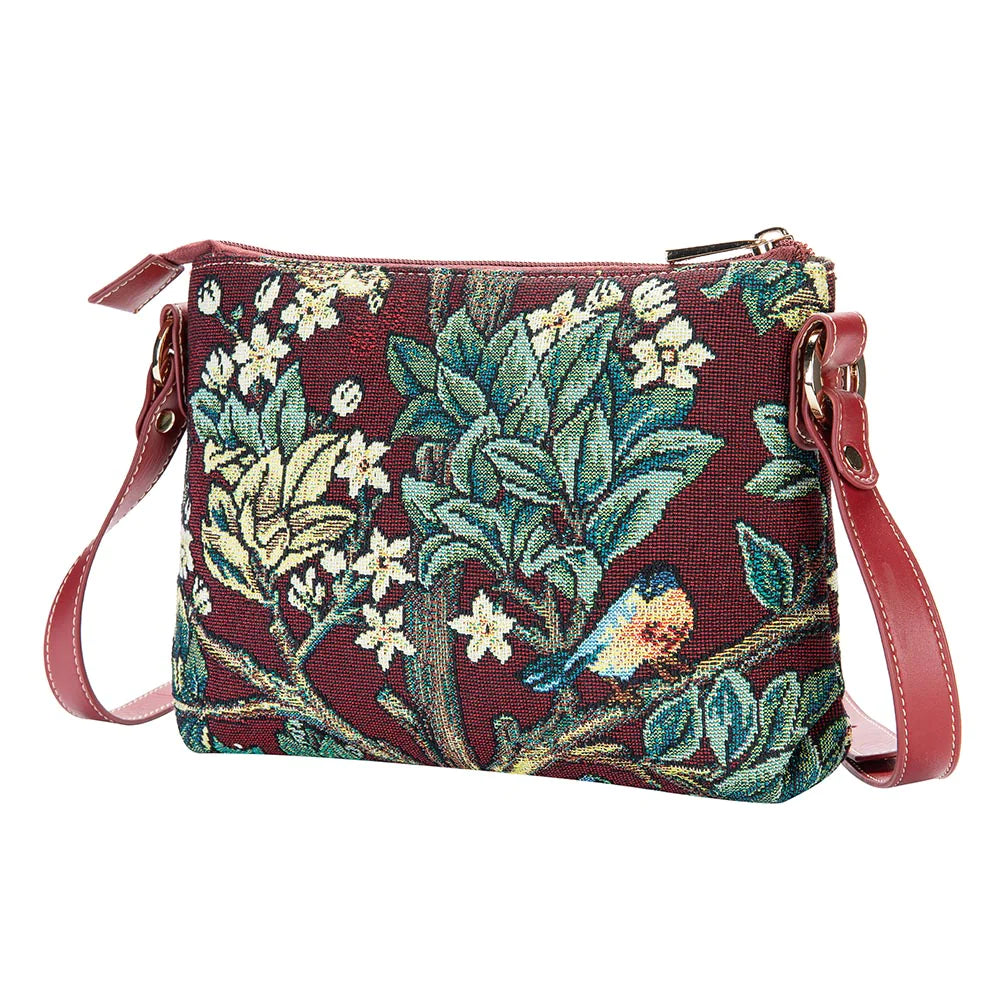 Handtasche William Morris Tree of life - red - Dotty&Dan