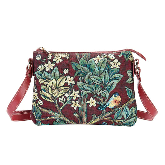Handtasche William Morris Tree of life - red - Dotty&Dan