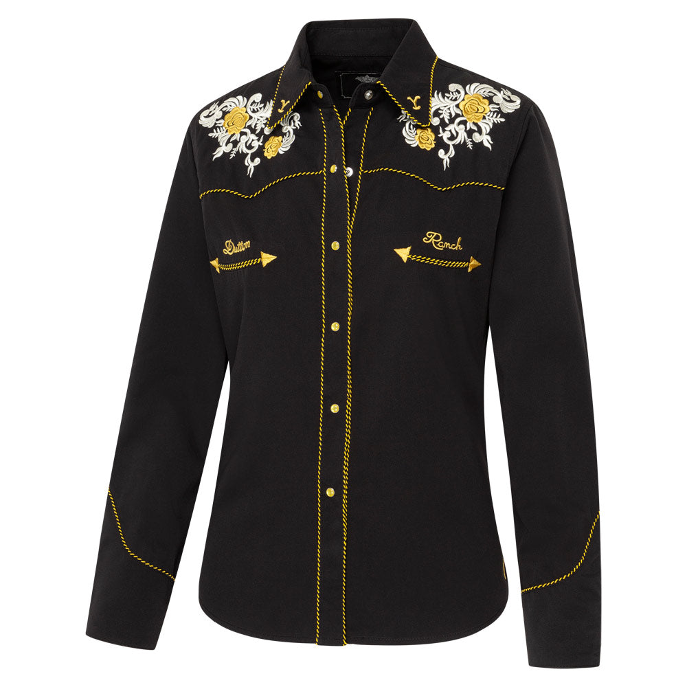 Yellowstone Bluse - Nova schwarz - Dotty&Dan
