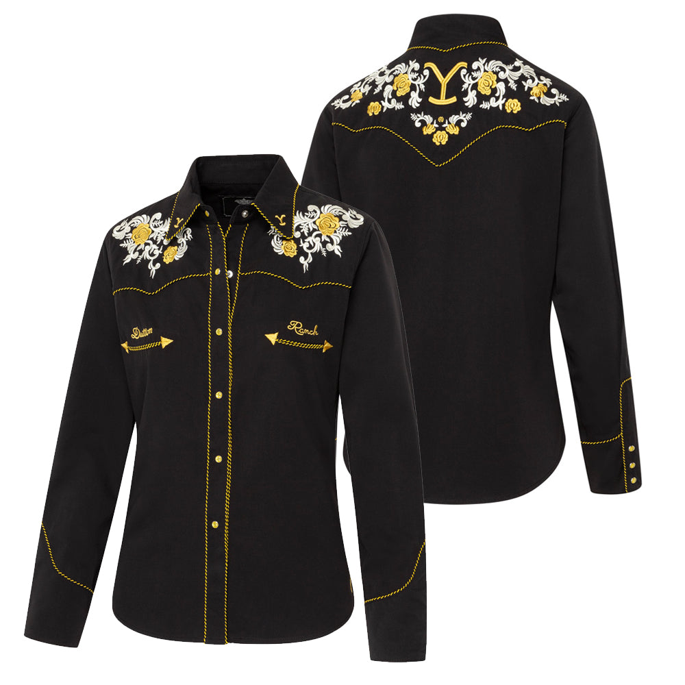 Yellowstone Bluse - Nova schwarz - Dotty&Dan