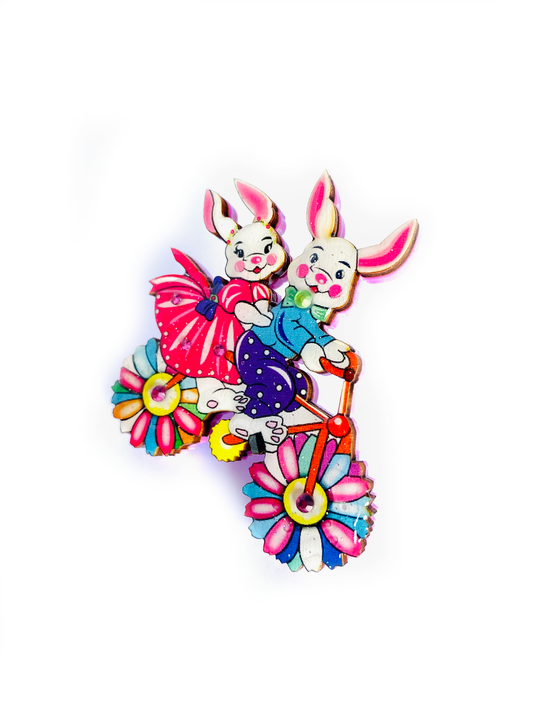 Betty Rabbit and Bert Go Cycling - Dotty&Dan