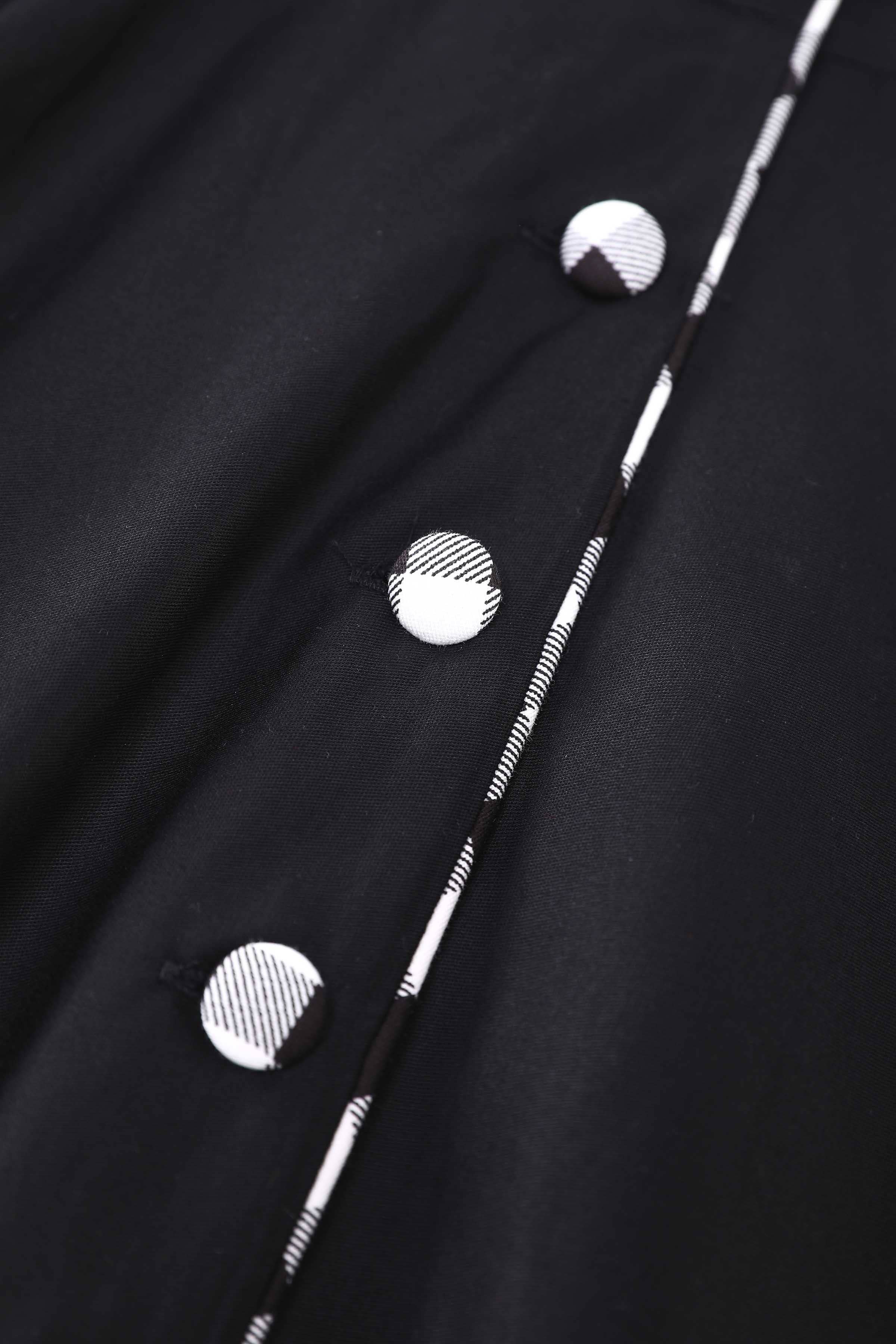 Hemdkleid Mollie - schwarz/ Gingham - Dotty&Dan