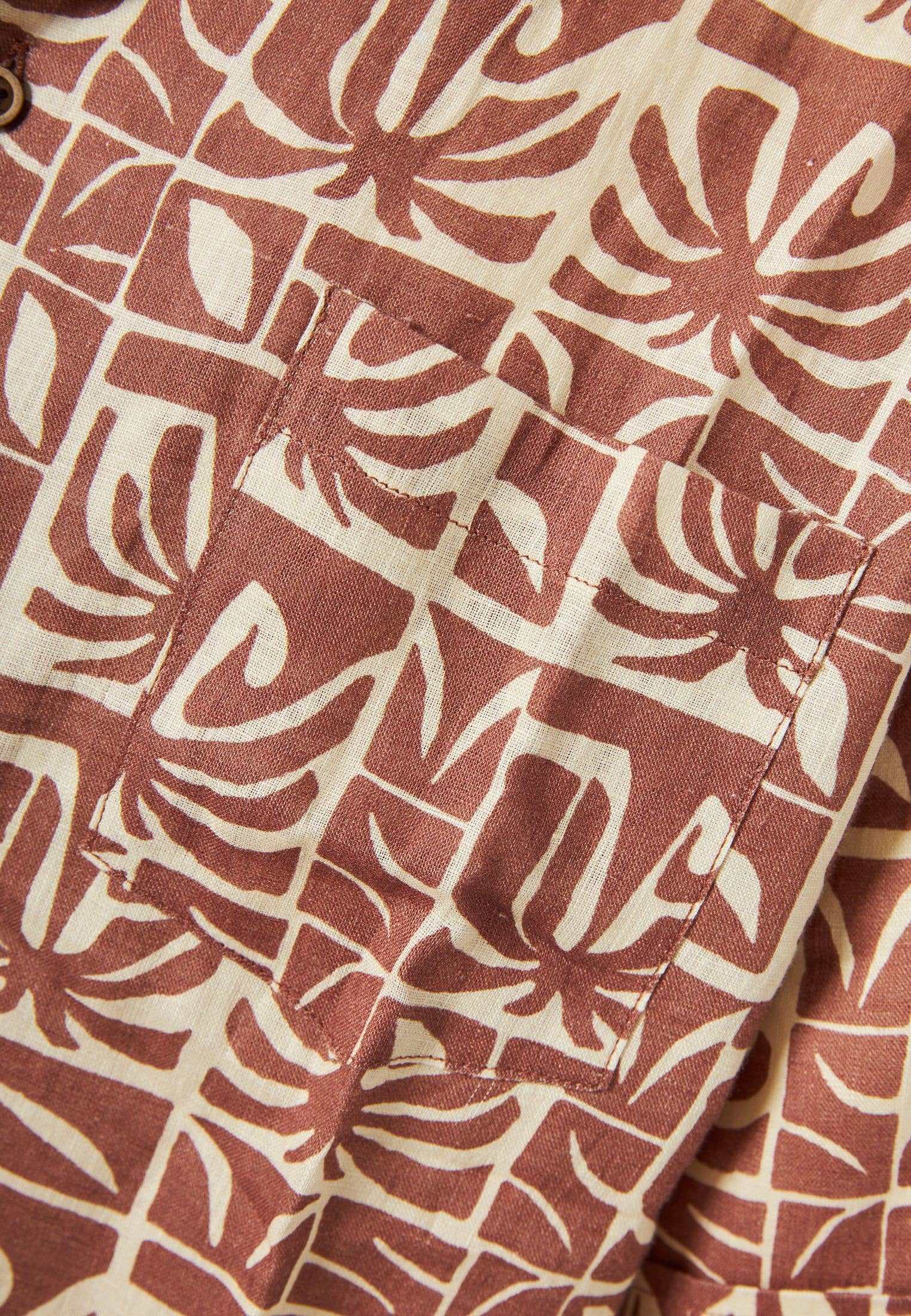 Resort-Hemd aus Leinenmischung - Dotty&Dan