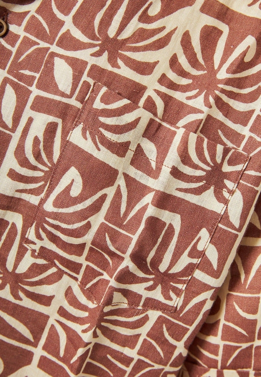 Resort-Hemd aus Leinenmischung - Dotty&Dan