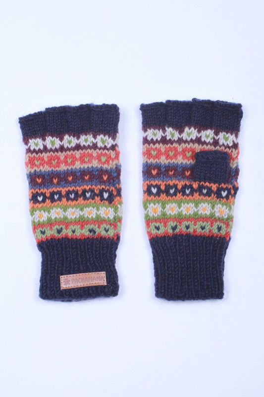 Pachamama Colorado Fair Isle Handwärmer Vorder und Rückansicht