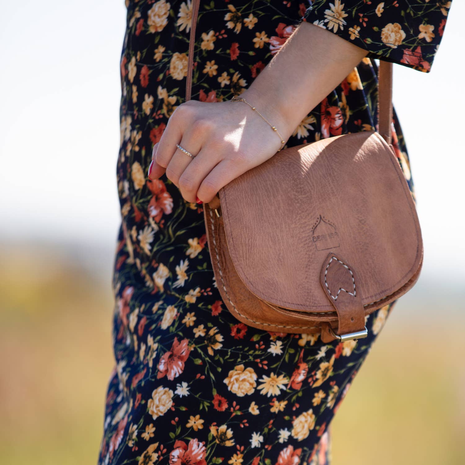 kleine Damen Satteltasche aus Leder - Dotty&Dan