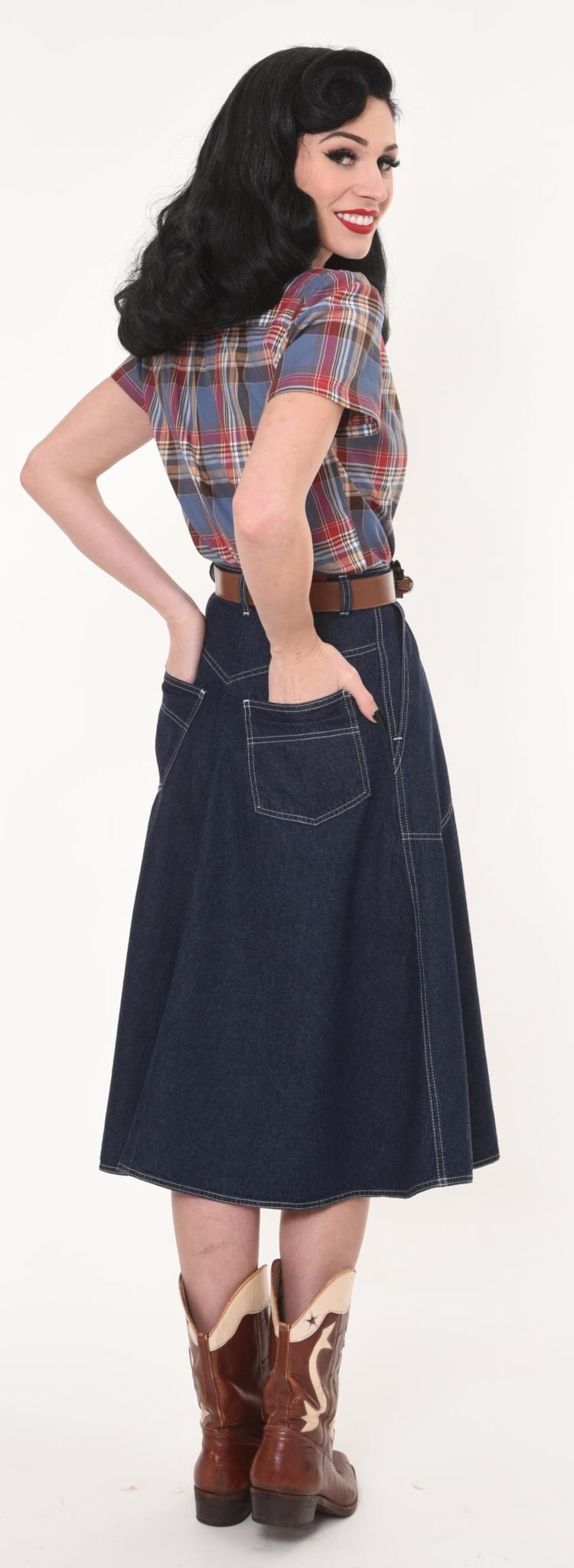 Blue Denim Jeans Skirt - Dotty&Dan