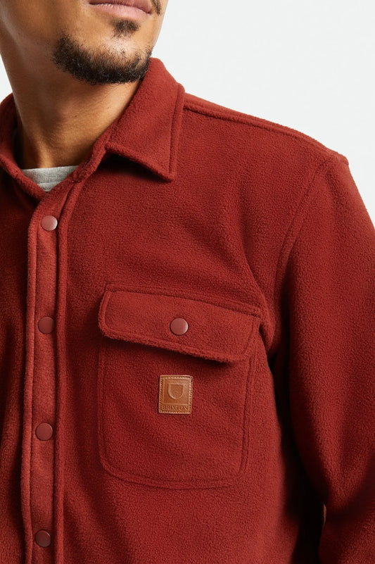 Bowery Arctic Stretch Fleece - dark brick - Dotty&Dan