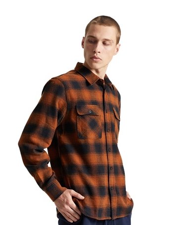 Bowery Flannel - burnt orange - Dotty&Dan