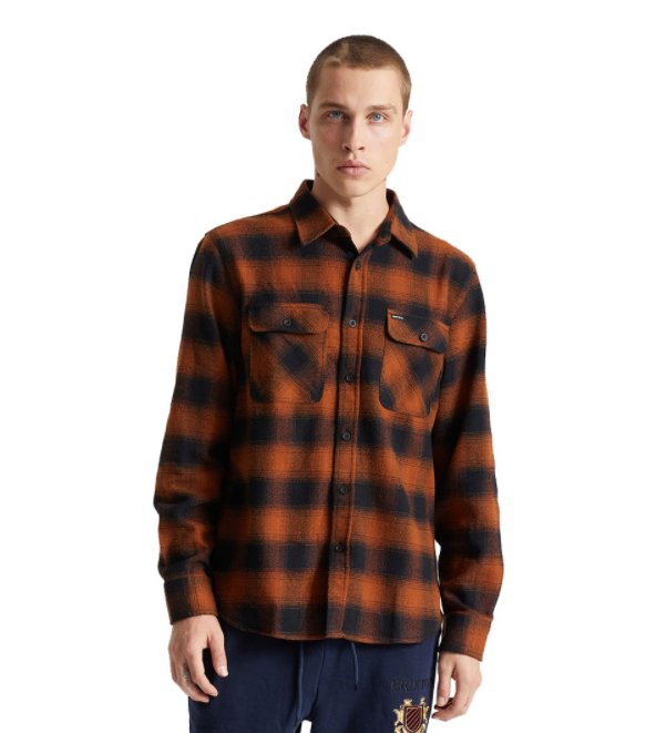 Bowery Flannel - burnt orange - Dotty&Dan