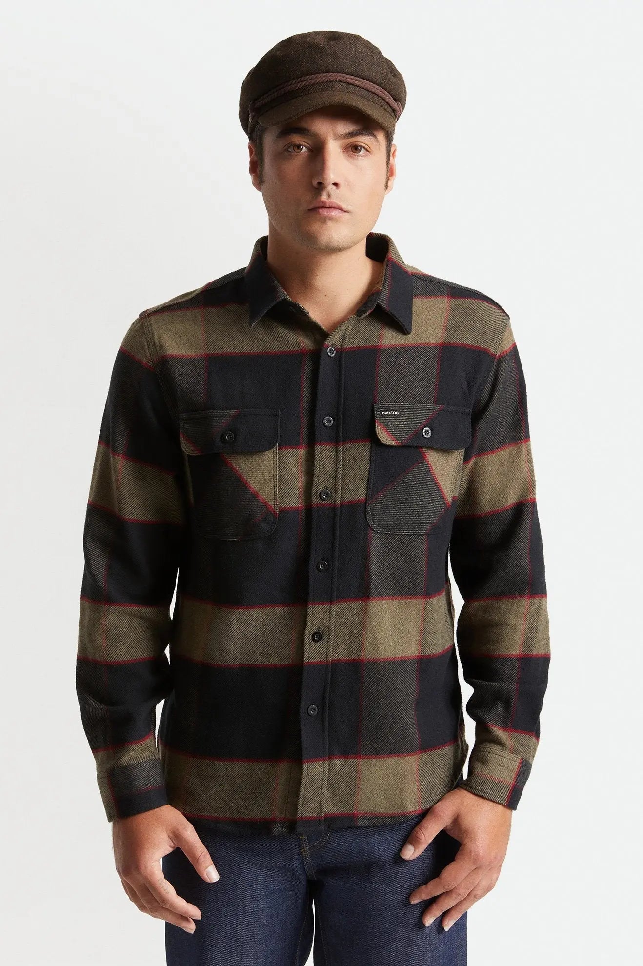 Bowery Flannel - heather grey/charcoal - Dotty&Dan