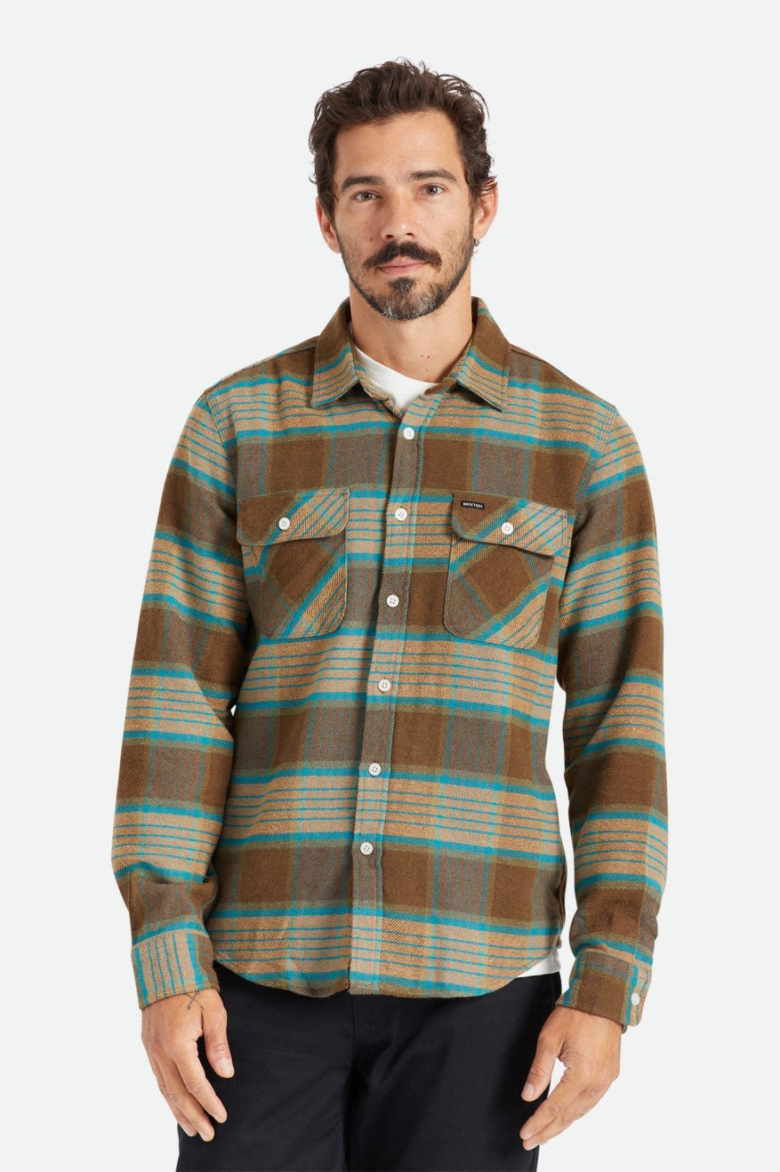 Bowery Flannel - mojave/heather grey