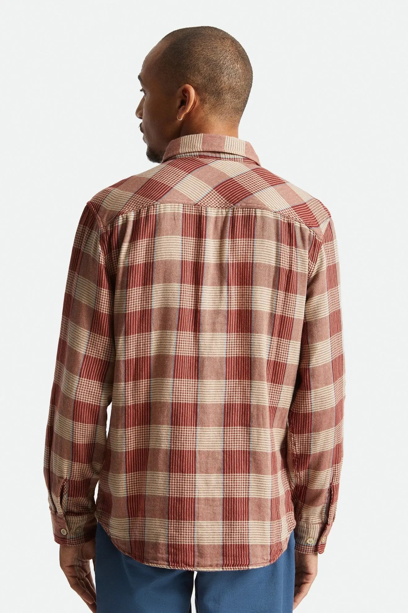 Bowery Flannel - vanilla/dark brick - Dotty&Dan