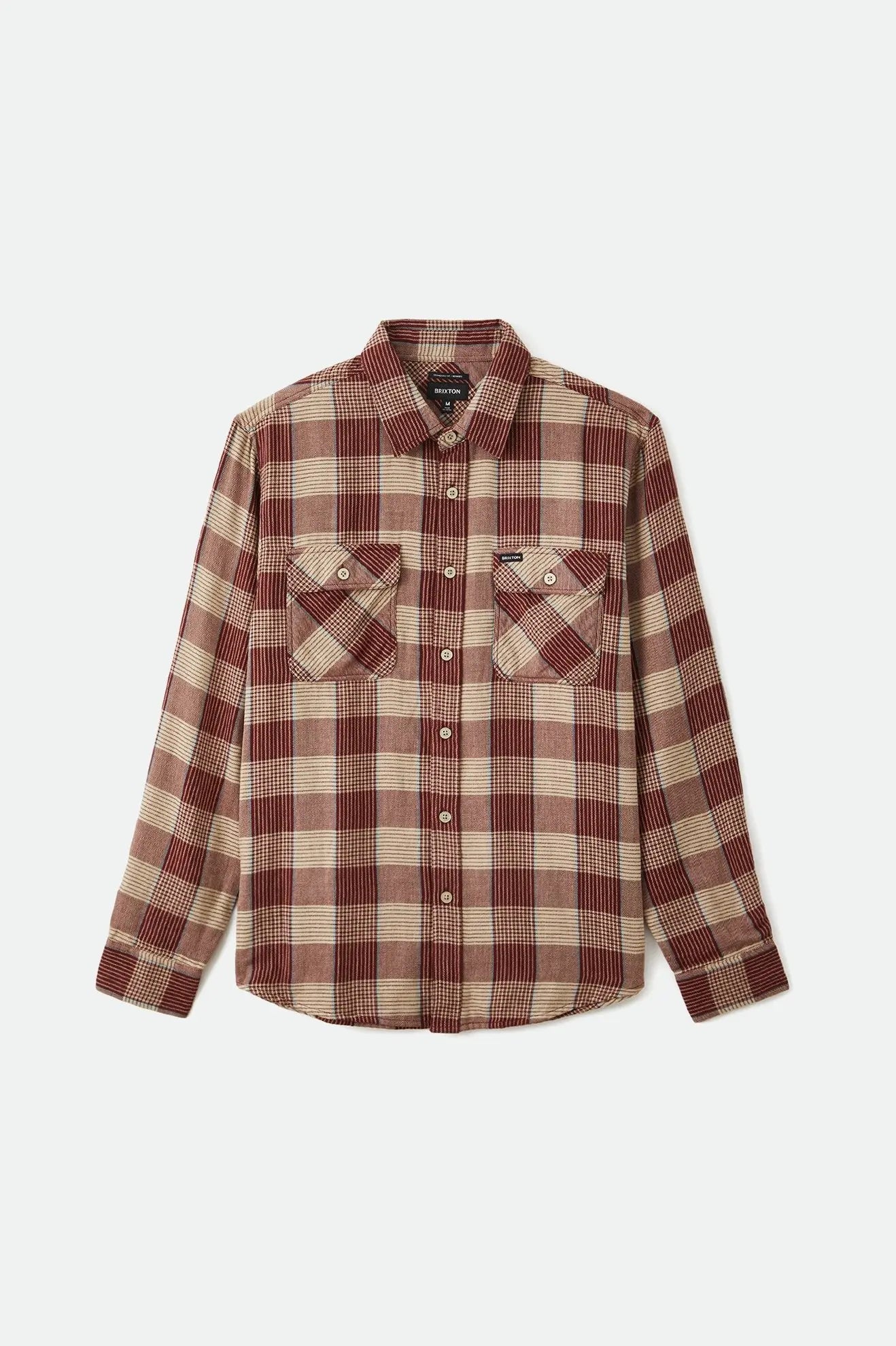 Bowery Flannel - vanilla/dark brick - Dotty&Dan