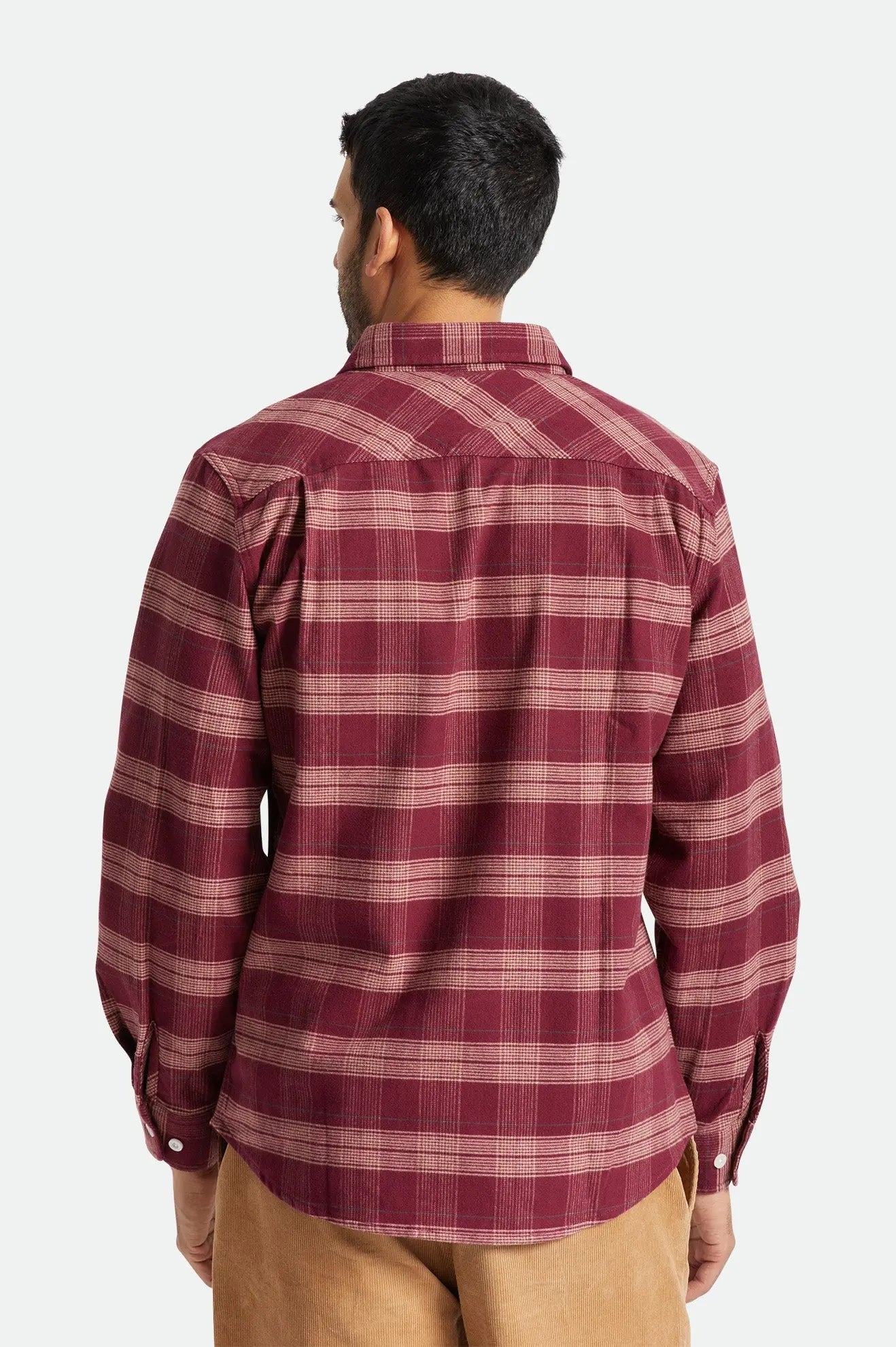 Bowery Stretch Crossover Flannel - purpur - Dotty&Dan