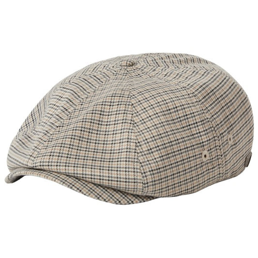 Brood Lightweight Newsboy Cap - grey houndtoo - Dotty&Dan