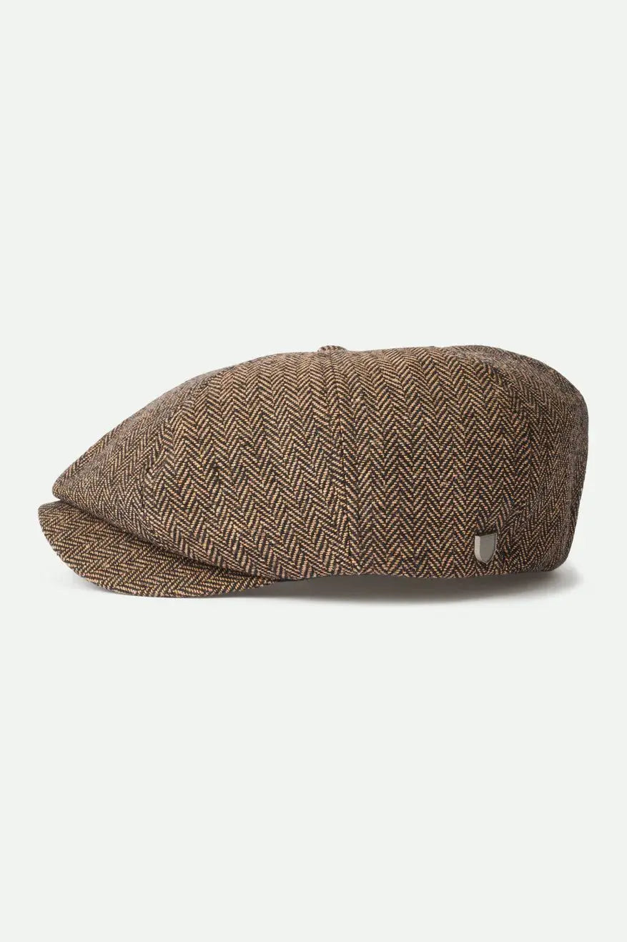 Brood Snap Cap unisex - brown Heringbone - Dotty&Dan