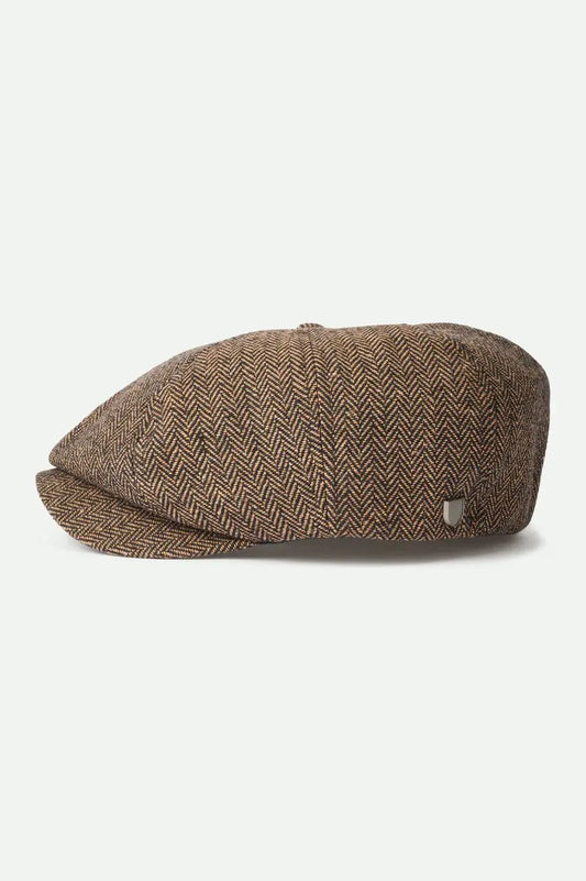 Brood Snap Cap unisex - brown Heringbone - Dotty&Dan