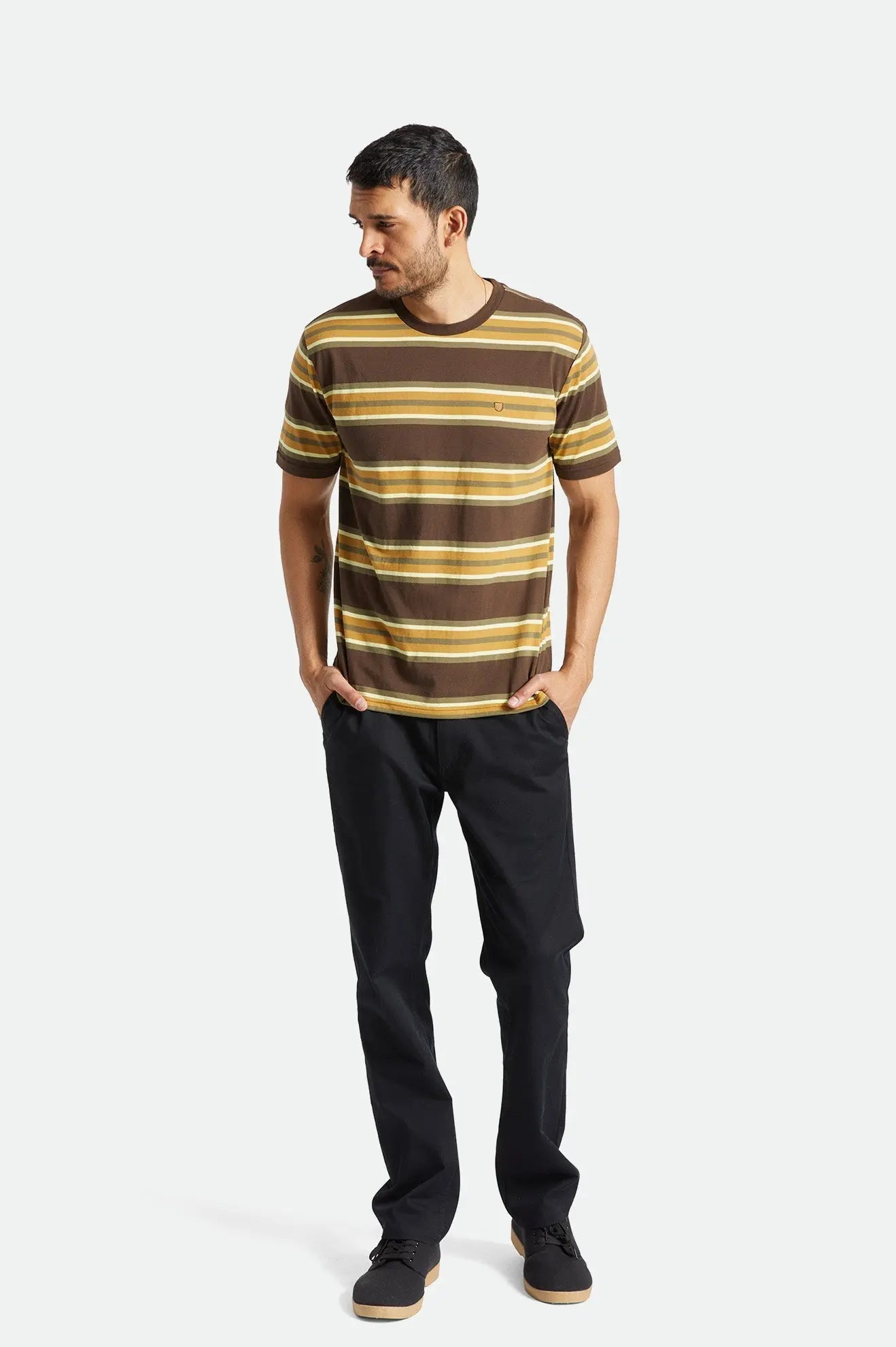 Hilt Shield Knit - dunkelbraun gestreift - Dotty&Dan