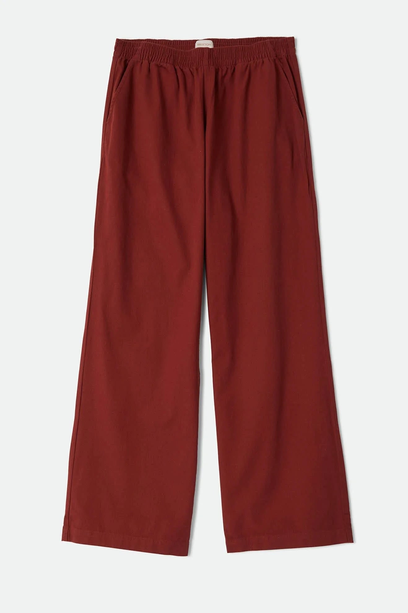 Brixton Lounge Pant Dark Brick Damenhose aus Baumwoll-Twill