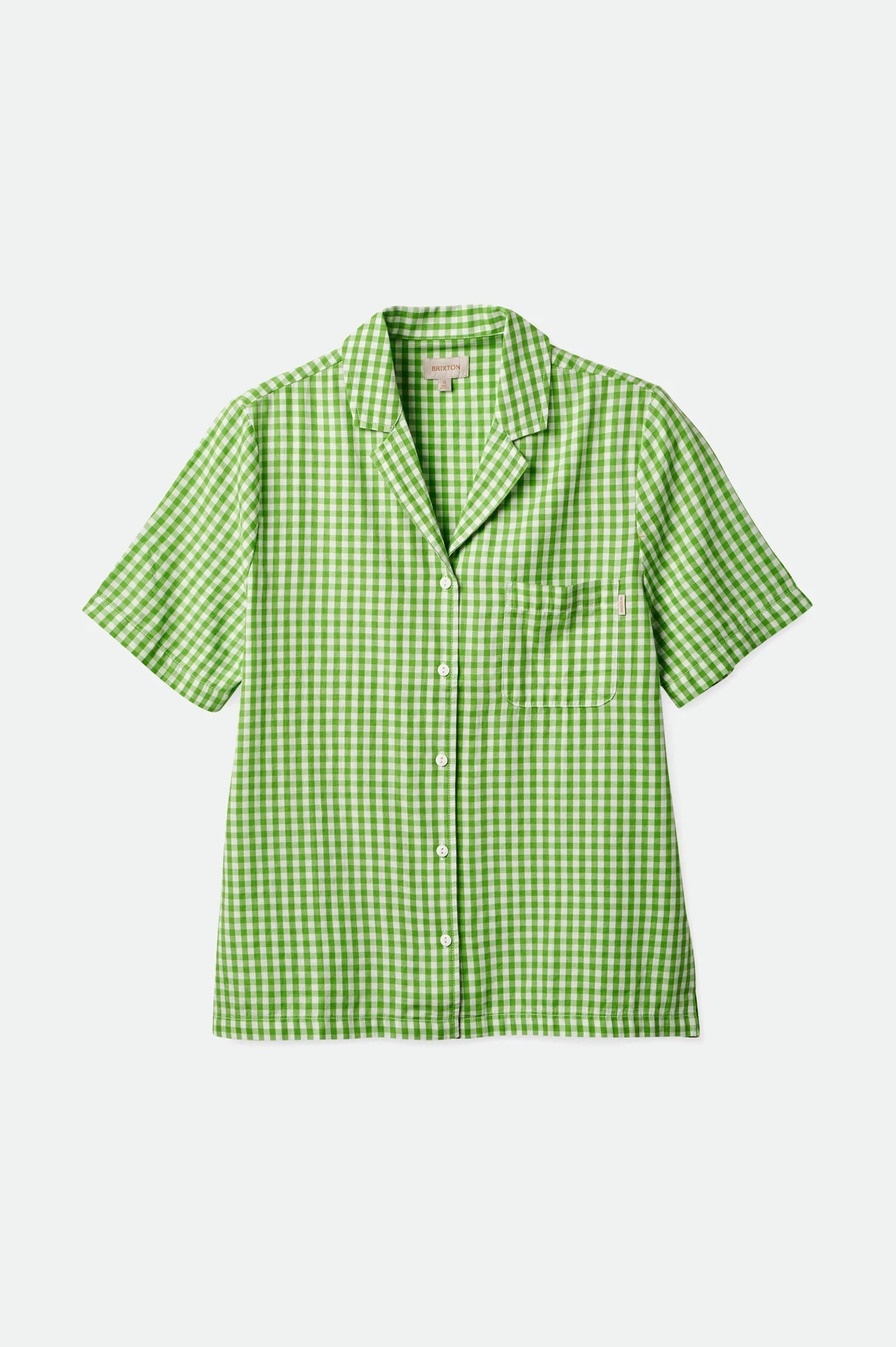 Bunker Gingham Boyfriend Shirt - sonnengrün - Dotty&Dan