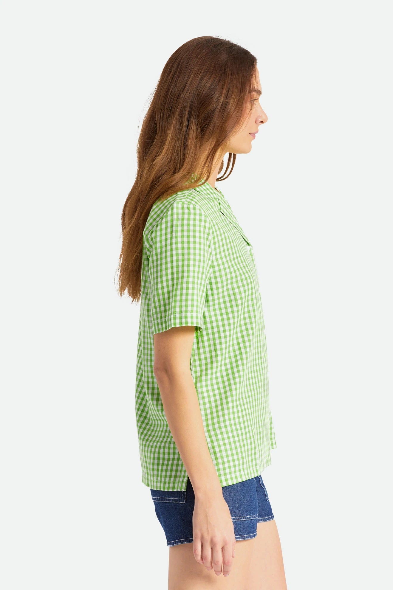 Bunker Gingham Boyfriend Shirt - sonnengrün - Dotty&Dan