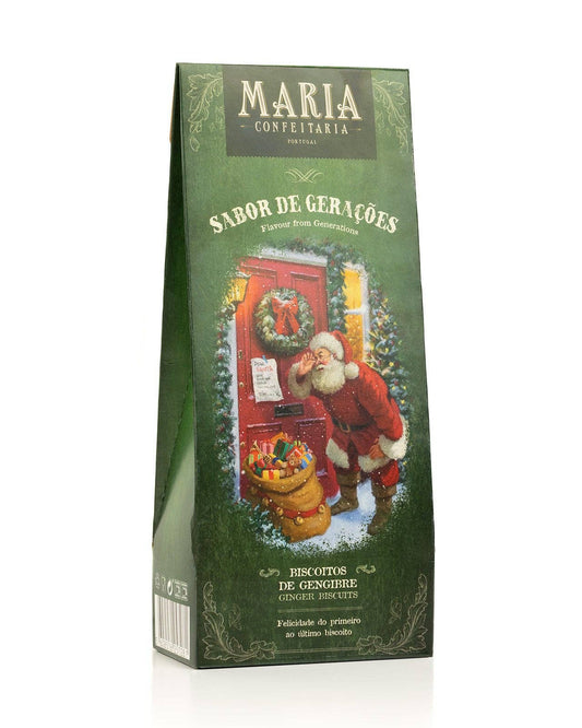 Maria Confeitaria Ingwerkekse – traditionelle portugiesische Ginger Biscuits mit nostalgischem Weihnachtsmotiv