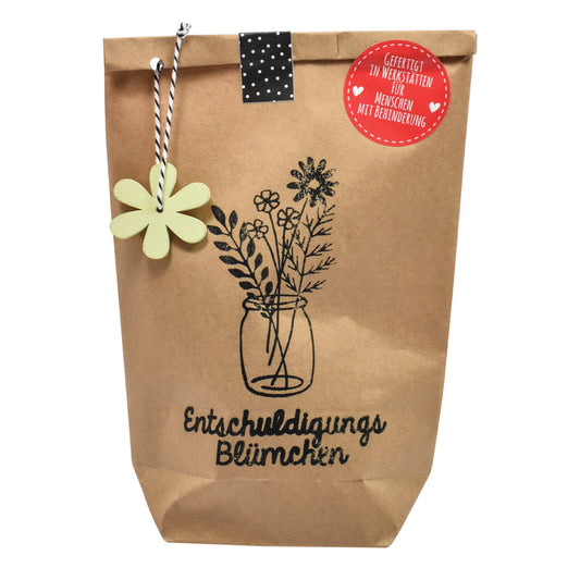 Entschuldigungs Blümchen Geschenkidee Wunderle
Liebevolle Versöhnung Geschenk Wundertüte