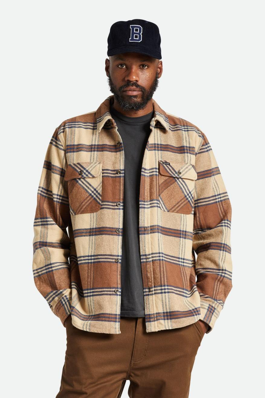 Bowery Heavy Weight Flanell - sand/bison