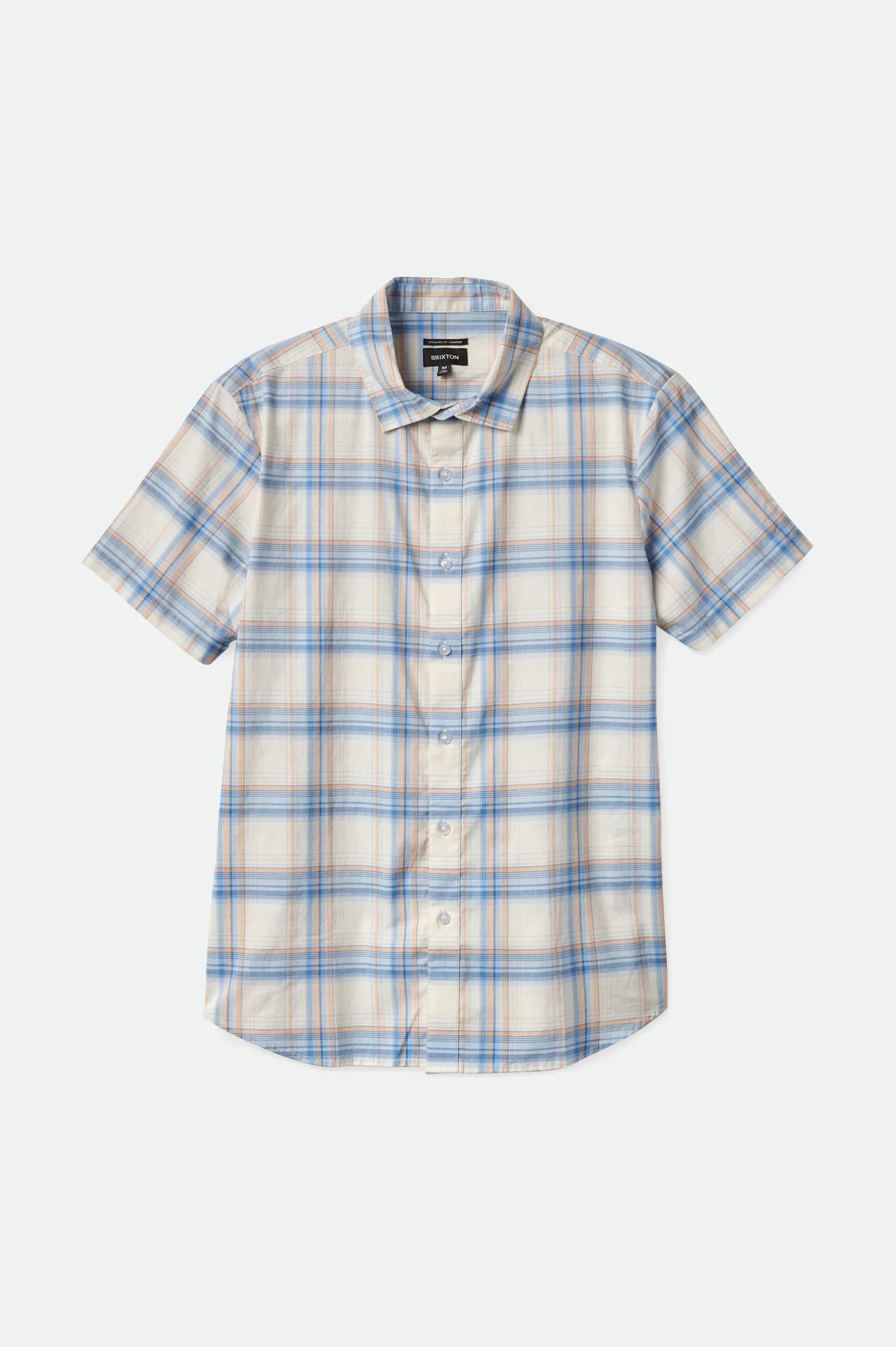 Charter Plaid - off white/blue/orange - Dotty&Dan