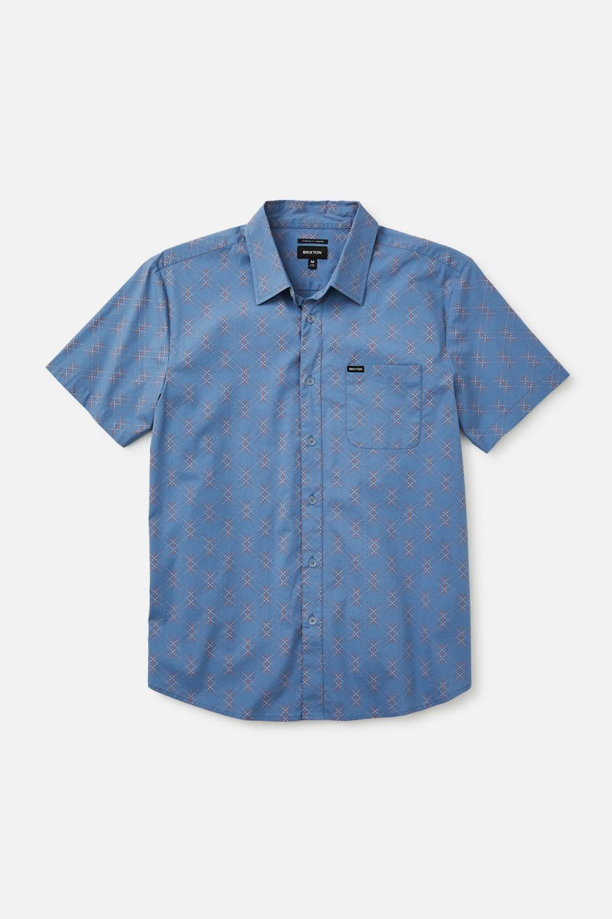 Charter X Print - slate blue - Dotty&Dan