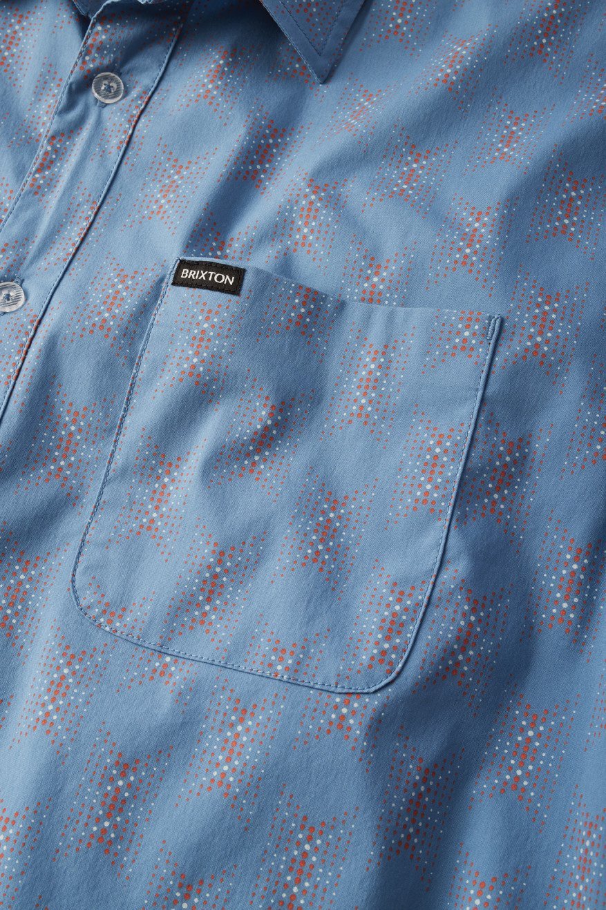 Charter X Print - slate blue - Dotty&Dan